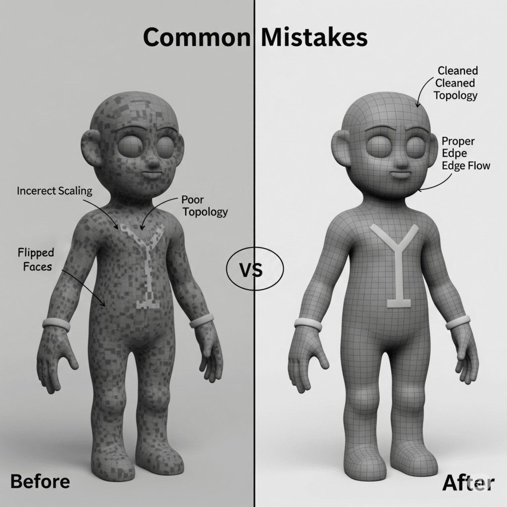 Common 3D Modeling Mistakes