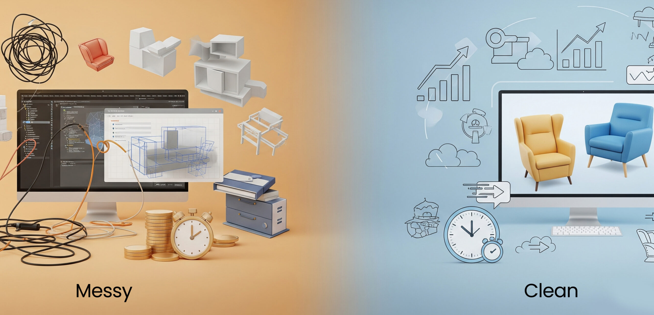 Top Reasons to Outsource 3D Furniture Modeling to 4dviz Studio