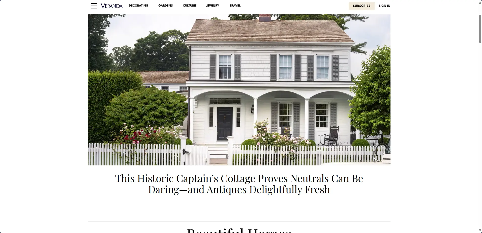 Website of Interior Design Magazines - Veranda