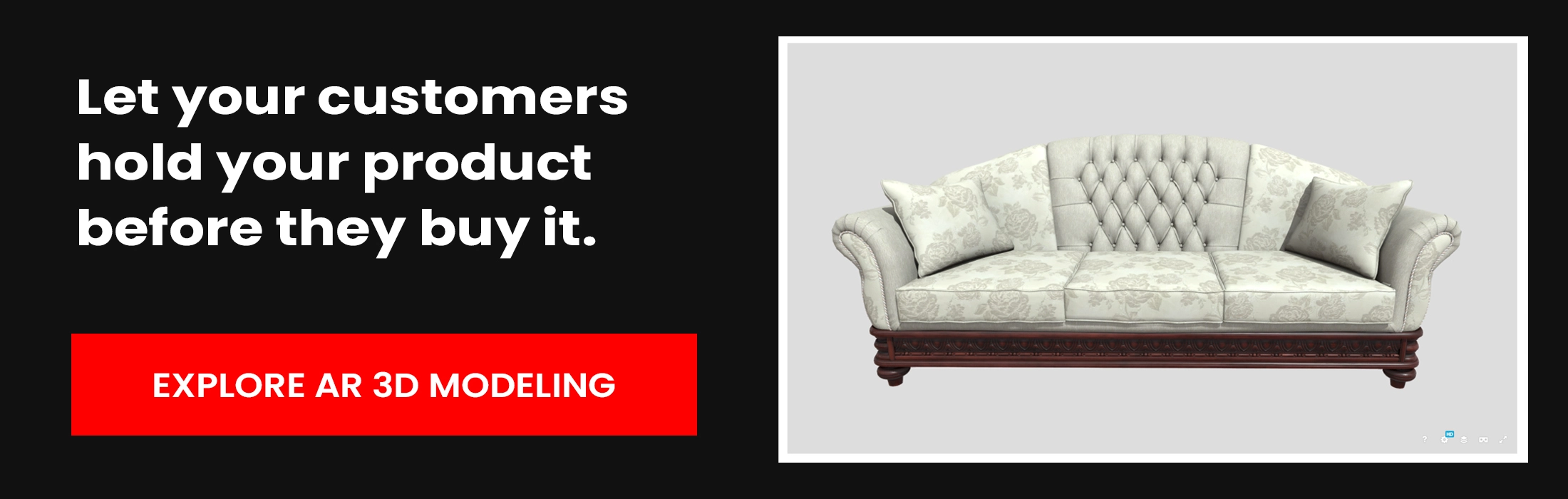 AR 3D Modeling services CTA