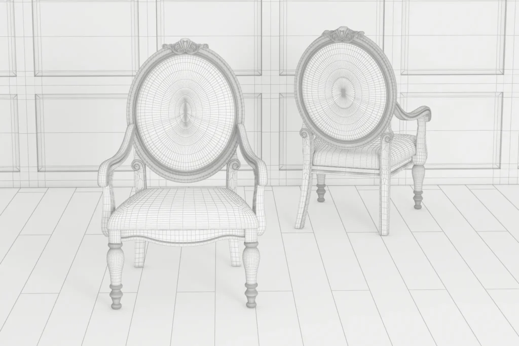 Accent Chair_Life style_3D Modeling