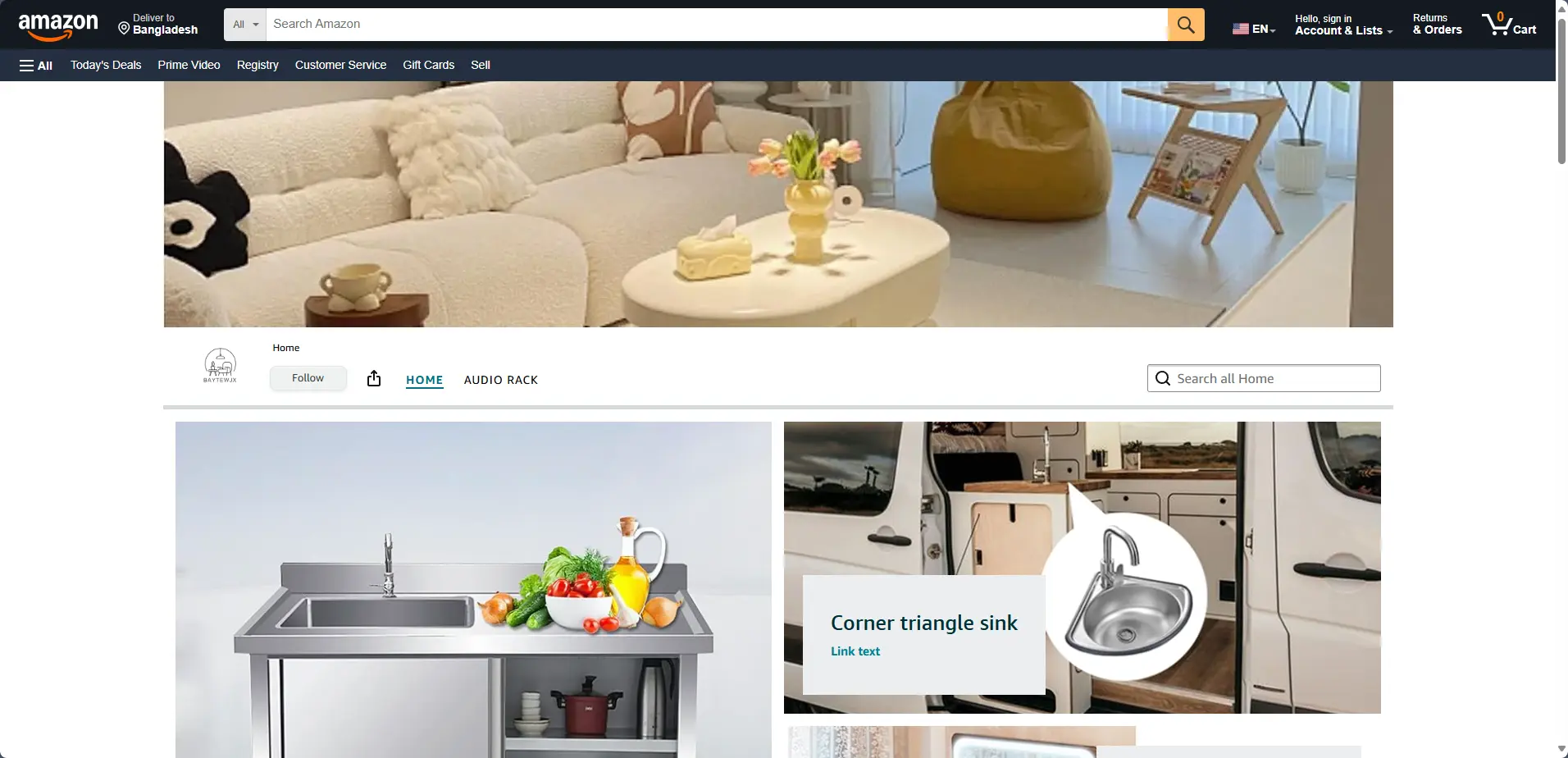 Amazon_Best Ecommerce for Furniture