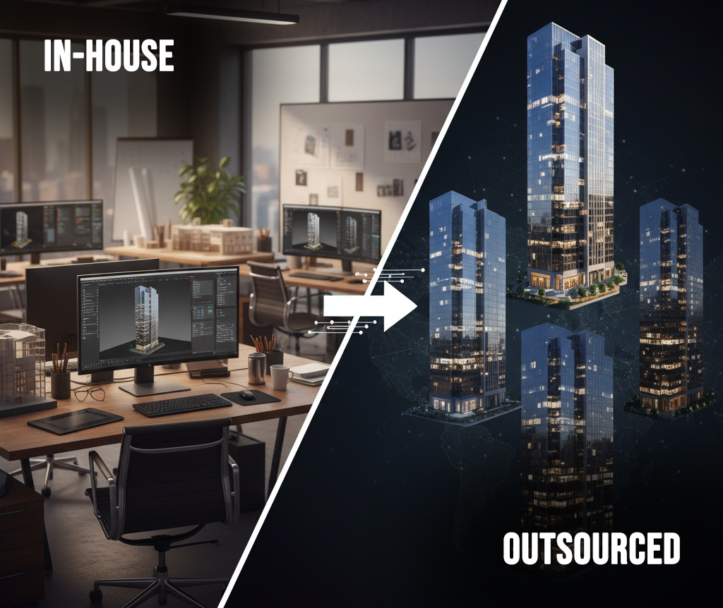 In-House vs Outsourced 3D Visualization