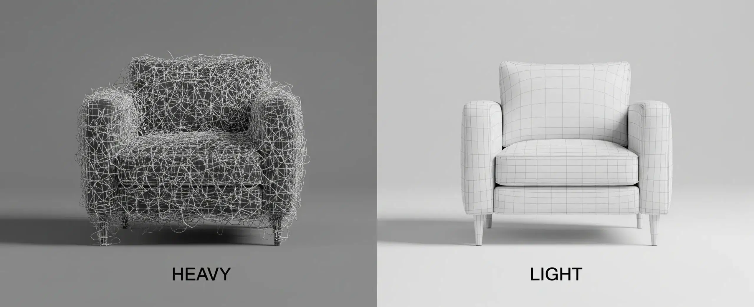 Optimize Furniture Models for Faster Rendering