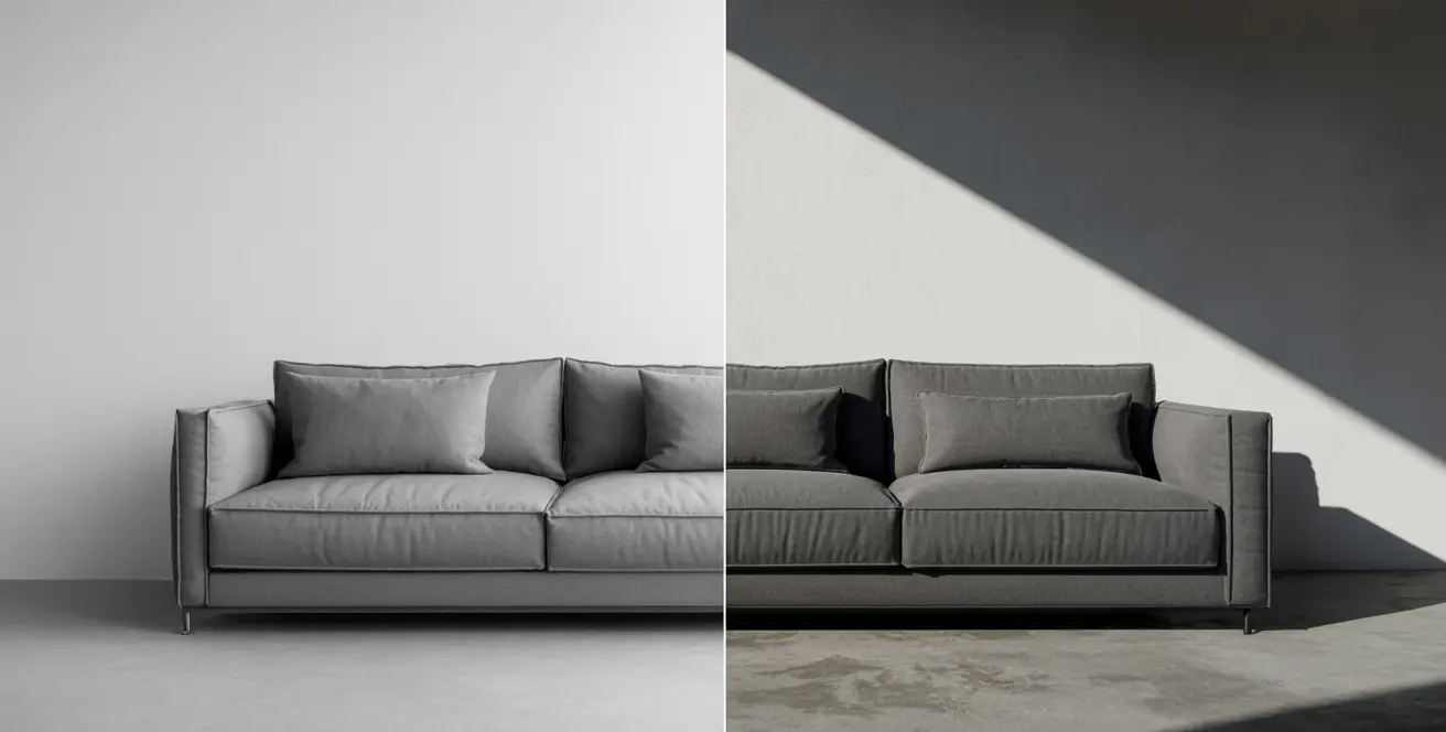 Use of Light and Shadows for Faster 3D Furniture Rendering