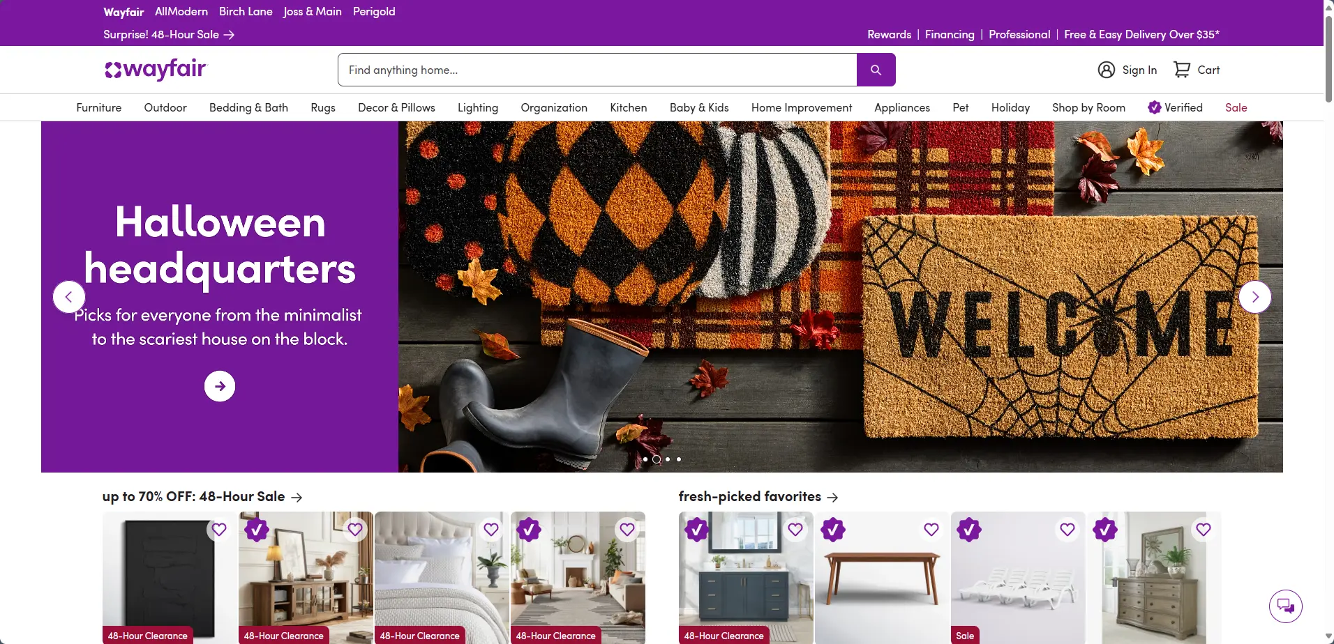 Wayfair_Best Ecommerce for Furniture