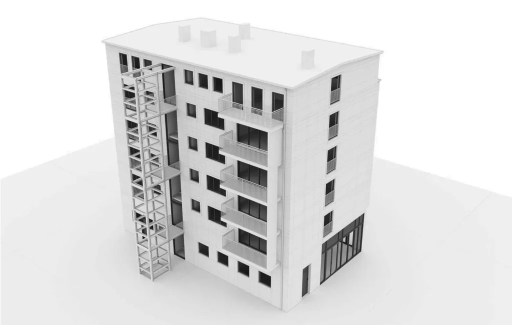 Freiflachen Exterior 3D Modeling