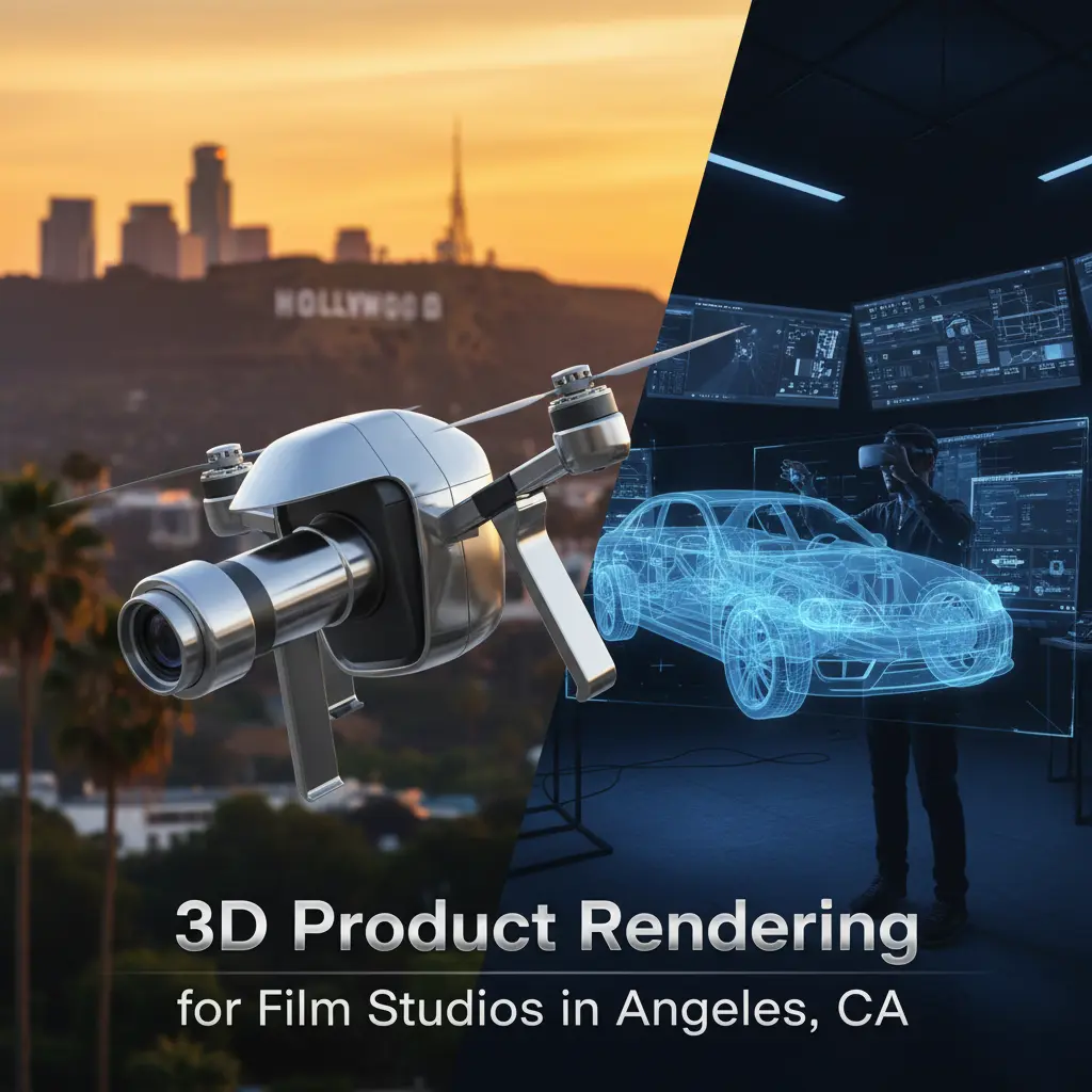 3D Product Rendering for Film Studios in Los Angeles