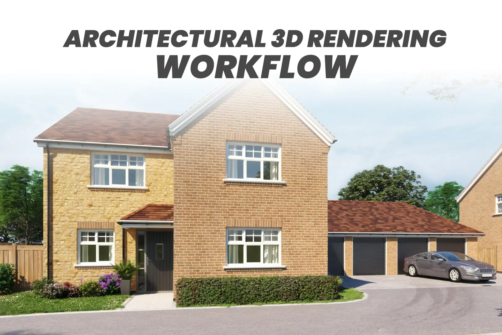 Architectural 3D Rendering Workflow Explained | 4dviz Studio