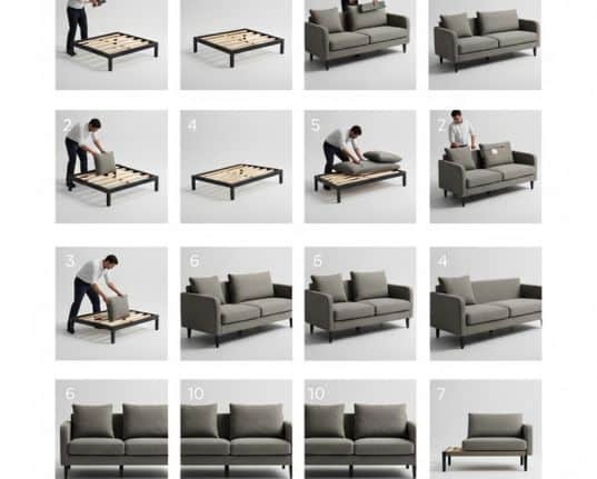 Furniture Animation Assembly Visualization