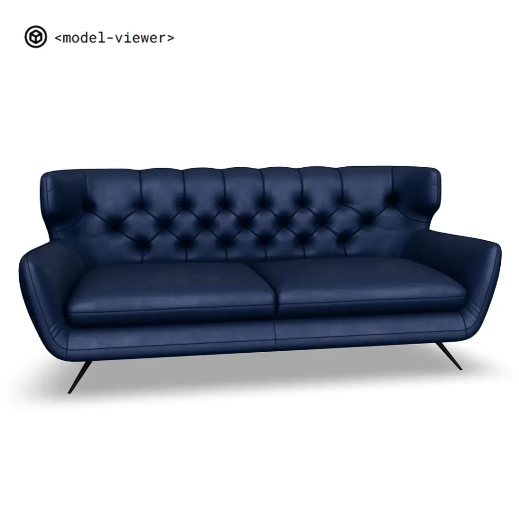Sofa AR Ready 3D Model