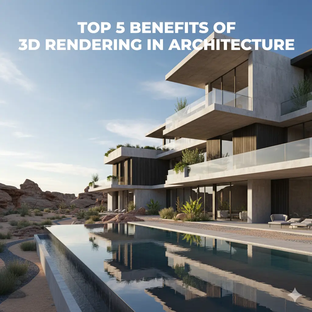 Top 5 Benefits of 3D Rendering in Architecture