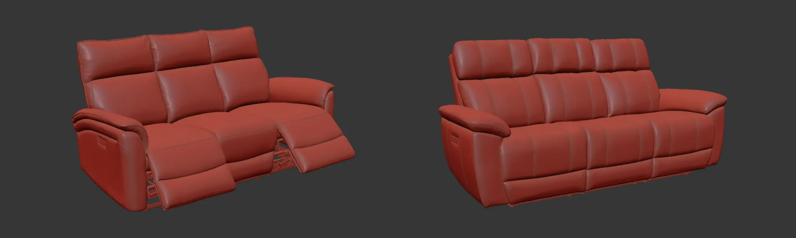 high quality high-poly 3d furniture modeling screenshot