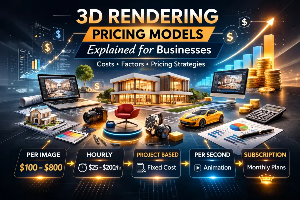 3D Rendering Pricing Models Explained for Businesses