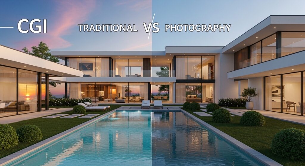 CGI vs Traditional Photography for Property Marketing: Which Is Better