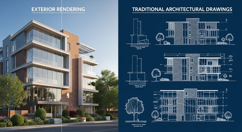 Exterior Rendering for Luxury Developments What Makes It Photorealistic