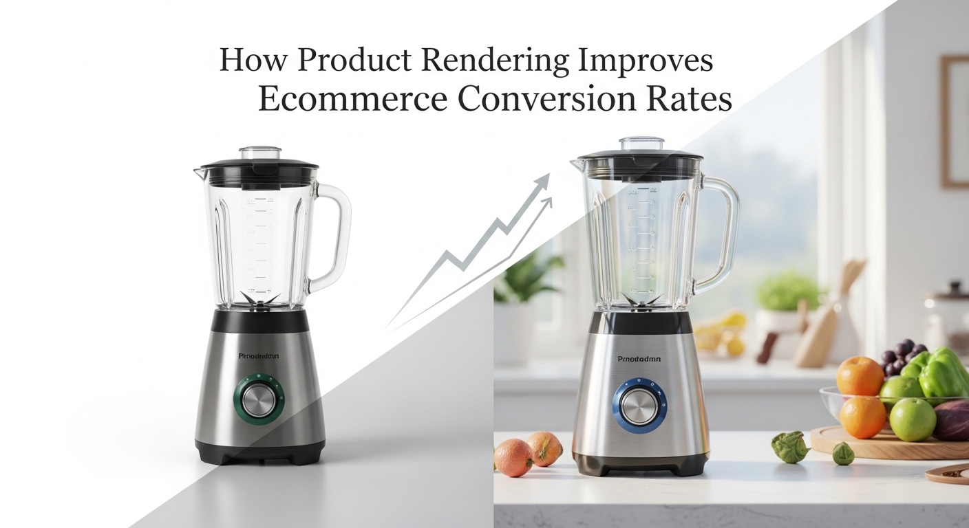 How Product Rendering Improves Ecommerce Conversion Rates