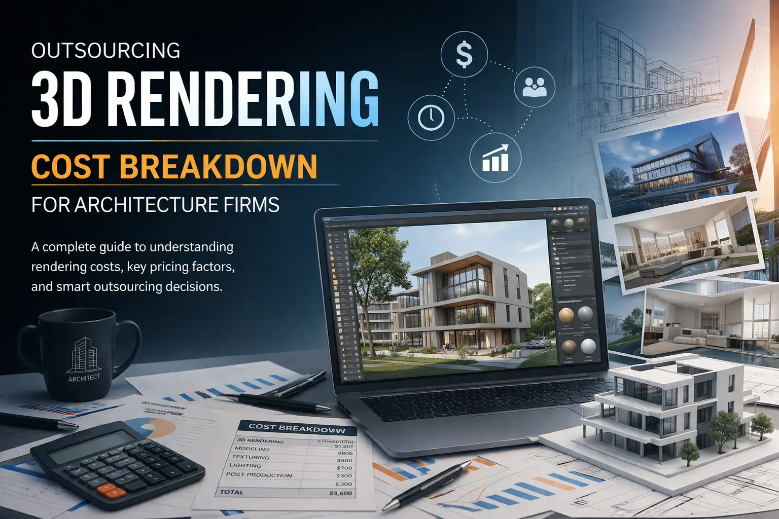 Hire Rendering Outsourcing 3D Rendering: Cost Breakdown for Architecture Firms