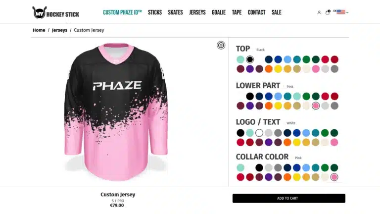 Jersey color variation 1 from configurator
