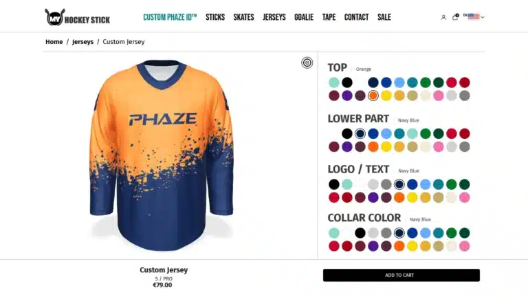 Jersey color variation 2 from configurator