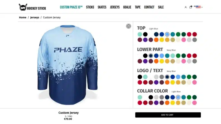 Jersey color variation 3 from configurator