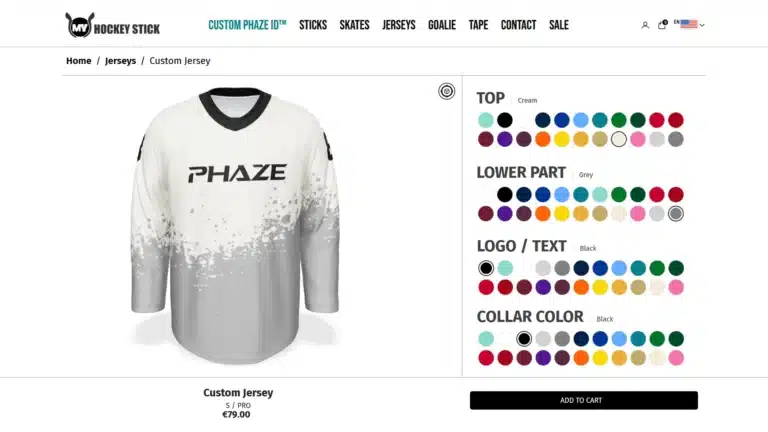 Jersey color variation 5 from configurator