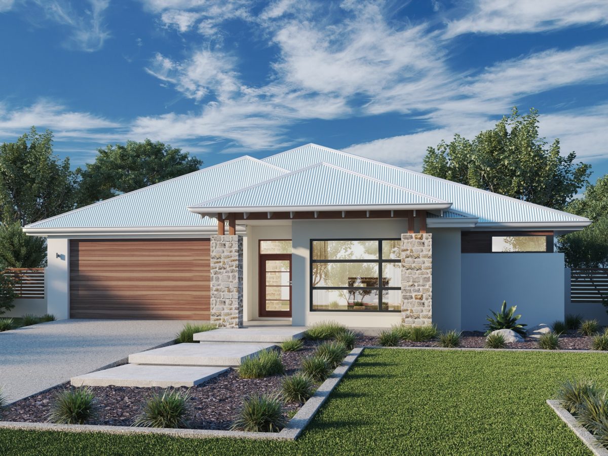Residential architectural 3d exterior Rendering