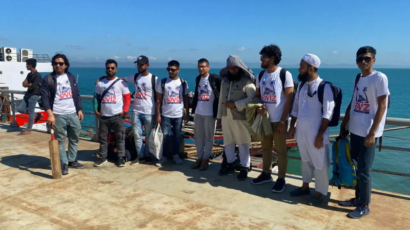 4dviz Team at Saint Martin Jetty