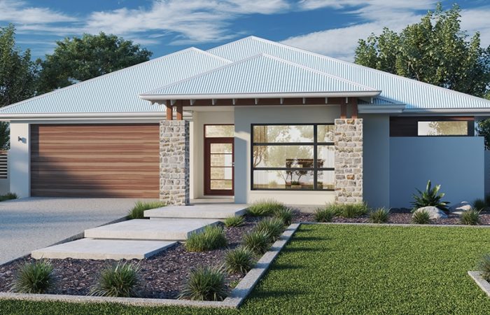 Hamptons Facade Rendering