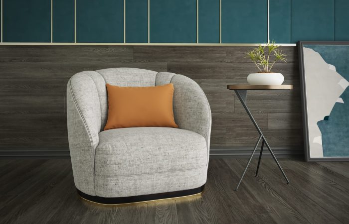 Samara Armchair Lifestyle Rendering
